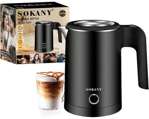 Електричний дорожній чайник SOKANY SK-SH-1077 0.5 л Чорний