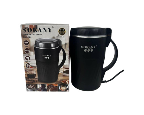 Кавомолка електрична SOKANY SK-04024 300 Вт 500 г Кавомолка електрична SOKANY SK-04024 300 Вт 500 г
