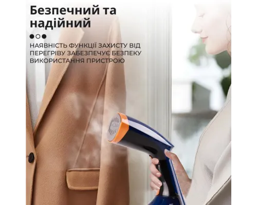 Ручний відпарювач щітка SOKANY SK-3080 1200 Вт, якісний потужний темно-синій для одягу та білизни Ручний відпарювач щітка SOKANY SK-3080 1200 Вт, якісний потужний темно-синій для одягу та білизни