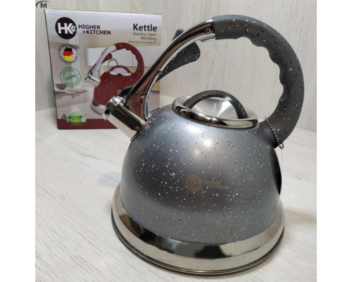 Чайник со свистком гранитный HIGHER+KITCHEN ZP-021 3.5 л