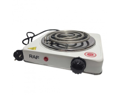Электроплита настольная RAF 8010B 1000W с поворотным переключателем и индикатором работы Электроплита настольная RAF 8010B 1000W с поворотным переключателем и индикатором работы