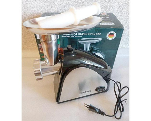 Мясорубка Rainberg RB-678 3000W + Насадка Для Колбас Мясорубка Rainberg RB-678 3000W + Насадка Для Колбас