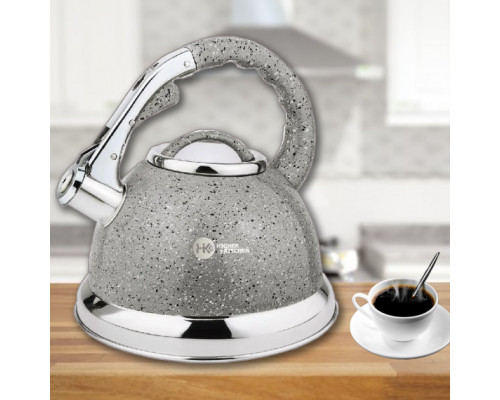 Чайник со свистком гранитный HIGHER+KITCHEN ZP-021 3.5 л