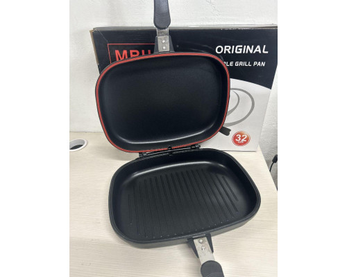 Подвійна сковорода-гриль Double Grill Pan 32 см. Подвійна сковорода-гриль Double Grill Pan 32 см.