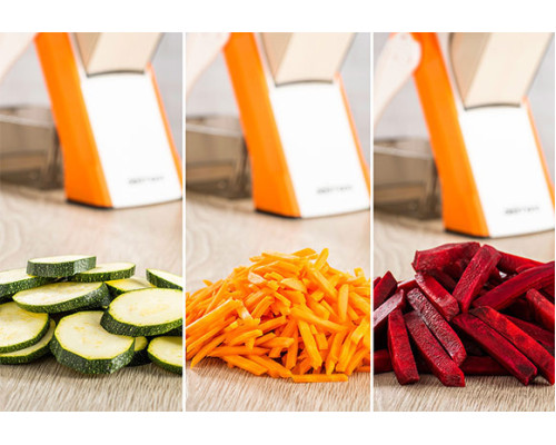 Мультислайсер тёрка для овощей Brava Spring Slicer 9462 Мультислайсер тёрка для овощей Brava Spring Slicer 9462