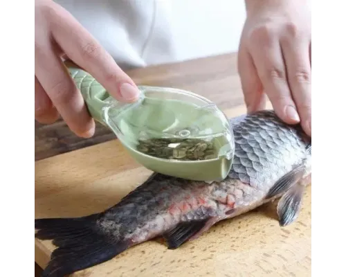 Рыбочистка, прибор для чистки рыбы Fish Scale Scraper with Cover