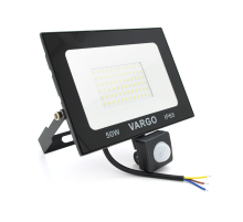 Прожектор LED з датчиком руху Vg-50W, IP65, 6500K, 2700Лм. Box