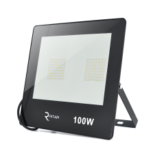 Прожектор SLIM LED RITAR RT-FLOOD100A, 100W, SMD2835, IP65, 8000Lm, 6500K (100%), Ra>70, 272*180*30mm, Black