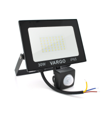 Прожектор LED c датчиком руху Vg-30W, IP65, 6500K, 2700Лм. Box