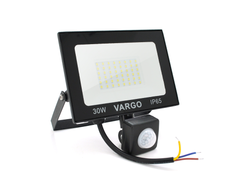 Прожектор LED c датчиком руху Vg-30W, IP65, 6500K, 2700Лм. Box Прожектор LED c датчиком руху Vg-30W, IP65, 6500K, 2700Лм. Box