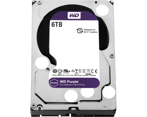 Жорсткий диск 3.5" WD63PURU-78, 6 ТБ, SATA 3, 5400 об/хв, кеш 256 МБ