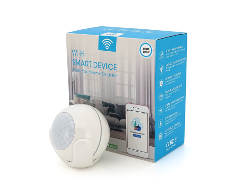 Автономний WiFi датчик руху YOSO Dмotion-WIFI-01 TUYA живлення СR123 шт.