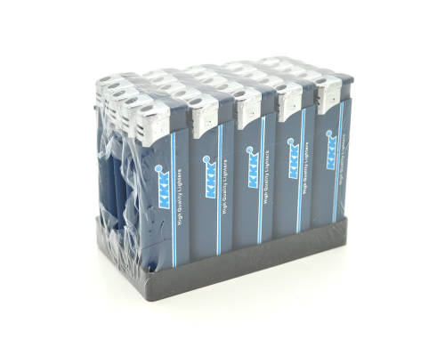 Запальничка 3K гумова, упаковка 50шт, ціна за упаковку, Blue