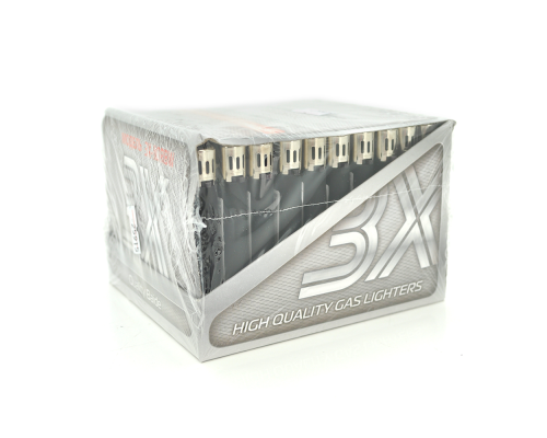 Запальничка 3X гумова, упаковка 50шт, ціна за упаковку, Black