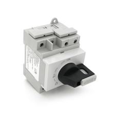 Поворотний вимикач зовнішнього монтажу HGN4-L1-25, DC1000V, 25A, 2P, IP66, Grey