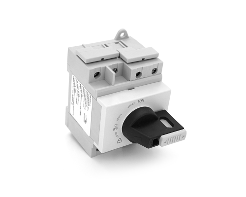 Поворотний вимикач зовнішнього монтажу HGN4-L1-16, DC1000V, 16A, 2P, Grey