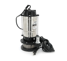 Занурювальний насос, 1100W, 220V, до 4м³/год, підйом до 26м, 25мм, нержавіюча сталь + перехідник