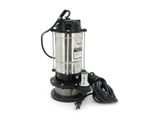 Занурювальний насос, 1100W, 220V, до 4м³/год, підйом до 26м, 25мм, нержавіюча сталь + перехідник Занурювальний насос, 1100W, 220V, до 4м³/год, підйом до 26м, 25мм, нержавіюча сталь + перехідник