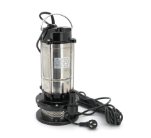Занурювальний насос, 1500W, 220V, до 3 м³/год, підйом до 28 м, 25мм, нержавіюча сталь + перехідник
