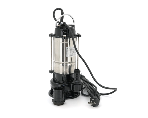 Занурювальний насос, 370W, 220V, до 5 м³/год, підйом до 5 м, 40 мм, нержавіюча сталь + перехідник