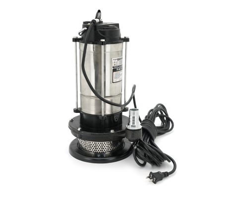 Занурювальний насос, 1500W, 220V, до 4 м³/год, підйом до 30 м, 25мм, нержавіюча сталь + перехідник