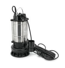Занурювальний насос, 750W, 220V, до 7 м³/год, підйом до 10 м, 50 мм, нержавіюча сталь + перехідник