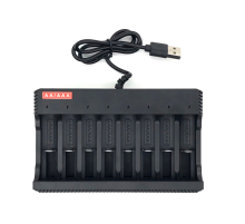 Зарядний пристрій MS-ZD8, 8 каналів, АА/ААА, 1.2V/1600mAh, живлення від USB