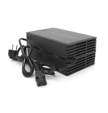 Зарядний пристрій для акумуляторів Li-ion 60V(71,4V),17S,8A,650W, штекер Triangle plug (T-tipe/IEC/C13 N+L-) .індикація, 220х122х86mm, 1.5kg