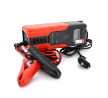 Автоматичний ЗП для акумулятора 6V/12V, R12, 100-240V, 0,45-10А, LCD, клеми (AGM/GEL/Lead)