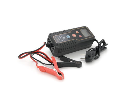 Автоматичне ЗУ для акумулятора 6V/12V, BLM-B02,100-240V, 1,5A, LCD, клеми(AGM/GEL/Lead)