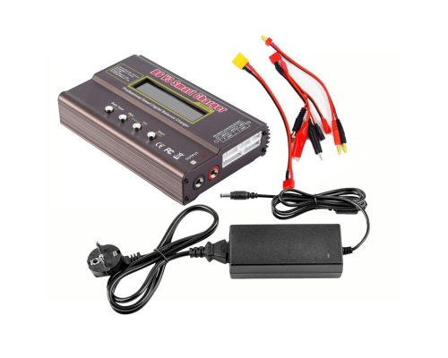 Універсальне ЗУ SevenChip B6ACV3, 11-18V, 100-240V, 0,1-6A, LCD, балансир, від 1 до 16 осередків, клем (LiPo/LiIon/LiHv/NiMH/NiCd/Pb) Універсальне ЗУ SevenChip B6ACV3, 11-18V, 100-240V, 0,1-6A, LCD, балансир, від 1 до 16 осередків, клем (LiPo/LiIon/LiHv/NiMH/NiCd/Pb)