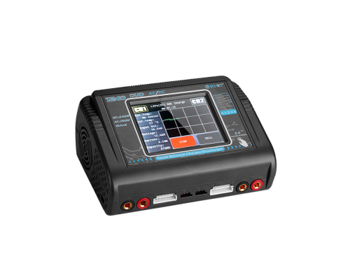 Зарядний пристрій HTRC T240 Duo AC150/DC240Вт, тип АКБ LiPo, LiHv, Li-ion, NiMh, LiFe, Pb, 3.2" Touch screen, 145x105x64mm