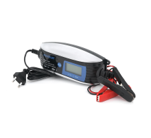 Автоматичне ЗУ для акумулятора Foxsur FBC061200840 6/12V,100-240V,4A, LCD, клемми (AGM/GEL/Lead)
