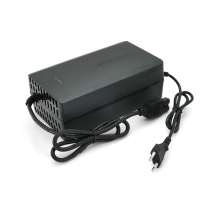 Зарядний пристрій Jinyi для акумуляторів Li-ion 48V8A(54,6V),13S,штекер Triangle plug (T-tipe/IEC/C13 N+L-),з індикацією,BOX