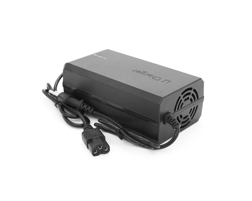 Зарядний пристрій Jinyi для акумуляторів Li-ion 48V6A(54,6V),13S,штекер Triangle plug (T-tipe/IEC/C13 N+L-),з індикацією,BOX Зарядний пристрій Jinyi для акумуляторів Li-ion 48V6A(54,6V),13S,штекер Triangle plug (T-tipe/IEC/C13 N+L-),з індикацією,BOX