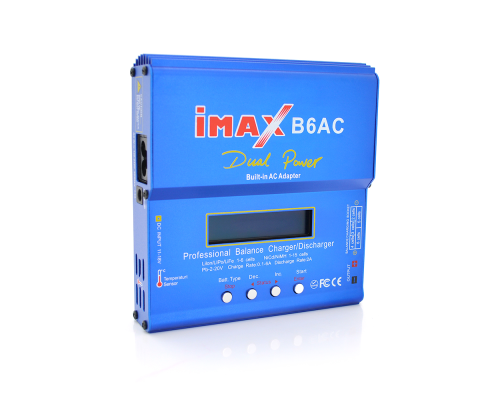 Універсальне ЗУ iMAX B6, 12V, 220-240V, 0,1-5A, LCD, балансир, від 1 до 15 осередків, клем (AGM/GEL/Li-Ion/LiFePO4/NiCa/NiMH) Універсальне ЗУ iMAX B6, 12V, 220-240V, 0,1-5A, LCD, балансир, від 1 до 15 осередків, клем (AGM/GEL/Li-Ion/LiFePO4/NiCa/NiMH)