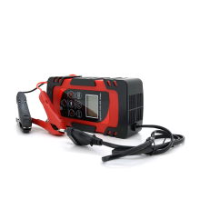 Автоматичне ЗУ для акумулятора DEMUDA 12V/24V (MF,WET,AGM,GEL), AC110/220V, DC:14,8В/29,6В, Струм заряду 12V/6A, 24V/4A, LCD, крокодили