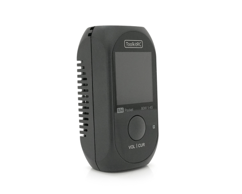 Зарядний пристрій ToolkitRC M4 Pocket 80Вт, тип АКБ LiPo, LiHv, LiFe, Lion, 1-4S, USB-C In/Out, XT60, вхiд 7-25В, вага 75г, без БЖ