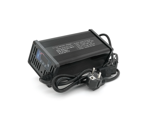 Зарядное устройство для аккумуляторов LiFePO4 48V(58,4V),16S,12A, 576 Вт, штекер Triangle plug (T-tipe/C13/IEC). 185x88x60mm. 1.2kg