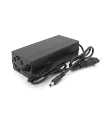 Зарядний пристрій для акумуляторів LiFePo4 36V(43,8V),12S,2A,штекер 5.5*2.5,з індикацією,BOX
