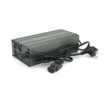 Зарядний пристрій для акумуляторів LiFePO4 36V(43.8V),12S,10-15A, штекер Triangle plug (T-tipe/C13/IEC). 185x88x60mm