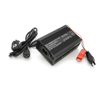Зарядний пристрій для акумуляторів LiFePo4 48V(58,4V),16S,5A, крокодили,135x90x50mm