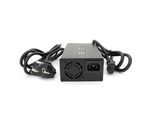Зарядний пристрій для акумуляторів LiFePO4 24V(29,2V),8S,10A, штекер Triangle plug (T-tipe/C13/IEC). 137x90x50mm