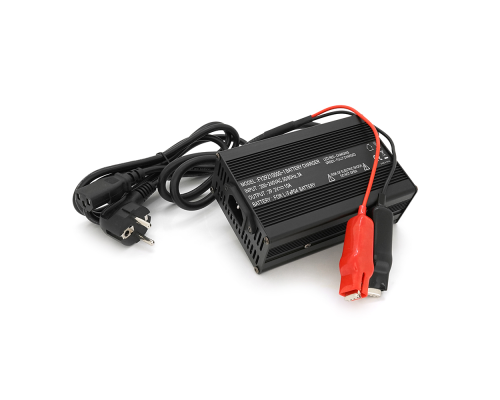 Зарядний пристрій для акумуляторів LiFePo4 24V(29,2V),8S,10A,+ крокодили,135x90x50mm