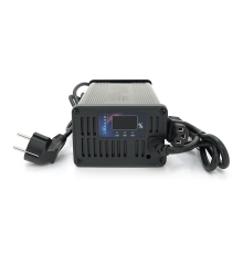 Зарядний пристрій для акумуляторів LiFePO4 72V(87,6V),24S,12A, штекер Triangle plug (T-tipe/IEC/C13 N+L-), 185x88x60mm