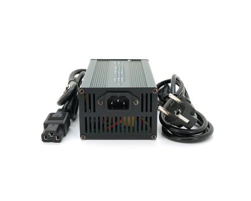 Зарядний пристрій для акумуляторів LiFePO4 48V(58,4V),16S,8A, 384 Вт, штекер Triangle plug (T-tipe/C13/IEC). ,173x90x50mm. 1.5kg Зарядний пристрій для акумуляторів LiFePO4 48V(58,4V),16S,8A, 384 Вт, штекер Triangle plug (T-tipe/C13/IEC). ,173x90x50mm. 1.5kg