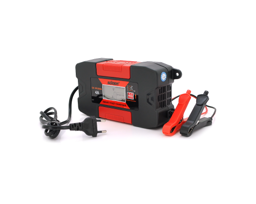 Зарядний пристрій POWERMASTER DC-W1204A для акумулятора 12V-4A Зарядний пристрій POWERMASTER DC-W1204A для акумулятора 12V-4A