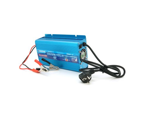 Зарядний пристрій RAGGIE RG-CA1250A для акумулятора 12V-50A, крокодили, Q12