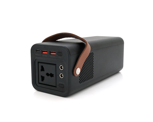 Портативна зарядна станція XO-PSA-200W потужністю 200W, (190Wh/ 52800mAh), Output: 1AC+2USB +1Type-C +2DC, Black