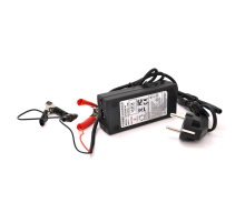 Зарядний пристрій Merlion для акумуляторів LiFePO4 12V(14,6V),4S,2A-24W + крокодили,OEM,Q70